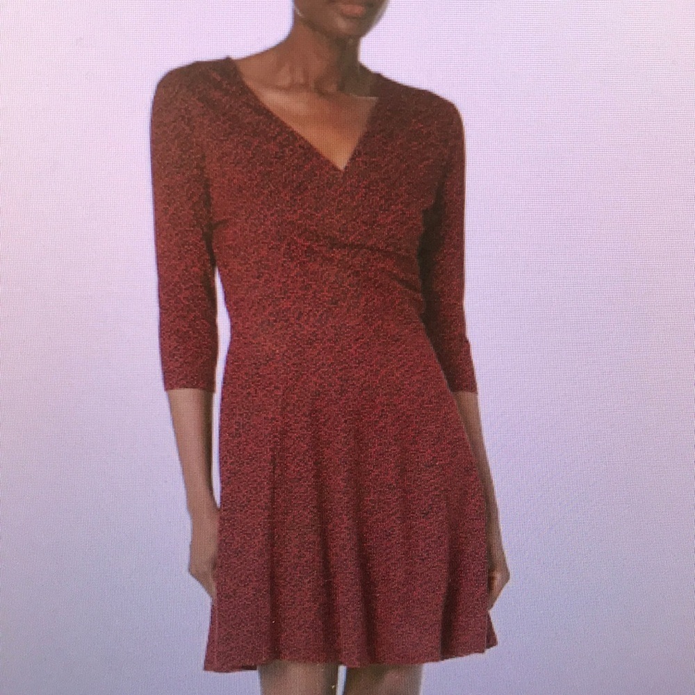 Lark & Ro faux wrap dress fit and flare size S - Picture 2 of 2